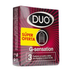 PRESERVATIVOS DUO G - SENSATION