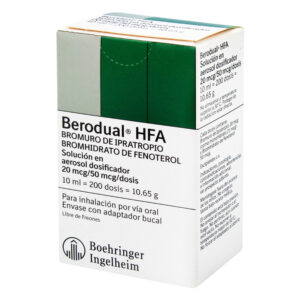 BERODUAL HFA SOLUCION INHALACION 10 *PDV*