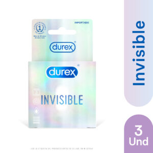 PRESERVAT.DUREX INVISIBLE 3 UND