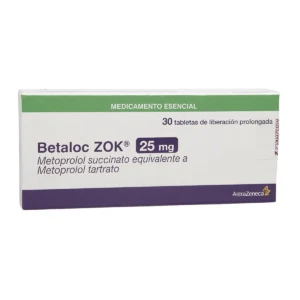 BETALOC ZOK TAB 25 MG