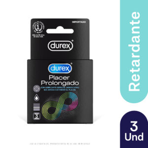 PRESERV DUREX PLACER PROLONGADO X 3