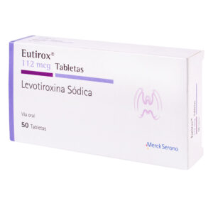 EUTIROX 112 MCG 50 TABLETAS