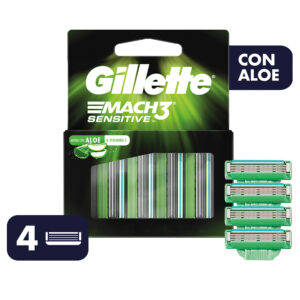 REPUESTO MAQ.MACH 3 SENSITIVE 4 UDS