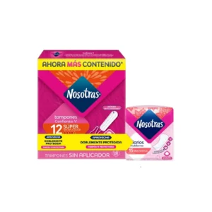 TAMPON DIG SUPER SIN APLIC 12UND +15MUL