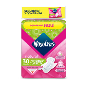 TOA.NOSOTRAS NATURAL INV.CLAS TELA * 30