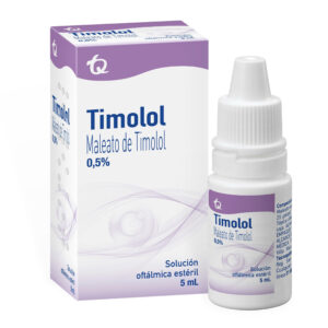 TIMOLOL MALEATO DE TIMOLOL 0.5%  5ML