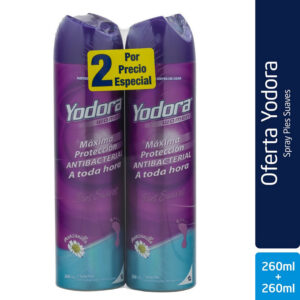 YODORA SPP PIES SUAV X 260ML 2XPE LAT