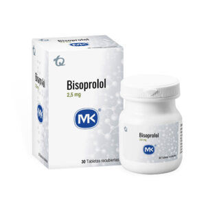 BISOPROLOL 2.5 MG 30 TABLETAS MK(M)8742