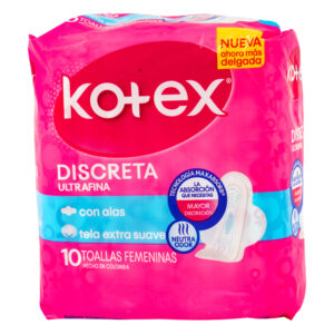 TOA KOTEX DISCRETA TELAX 10UDS