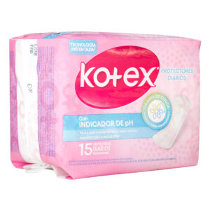 PROTECTOR KOTEX DIARIO IND BOLSA 15 UND