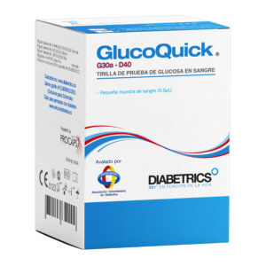TIRAS GLUCOQUICK 25 UND 25