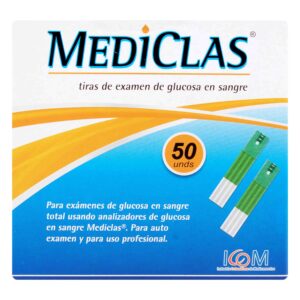 TIRAS REACTIVAS MEDICLAS 50 UDS ICOM