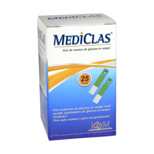 TIRAS REACTIVAS MEDICLAS ICOM*25