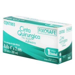 CINTA QUIRURGICA  FIXOSAFE 10CM 2 MT*QRG