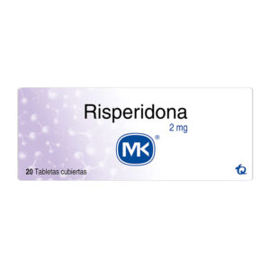 RISPERIDONA 2 MG X 20 TABLETAS
