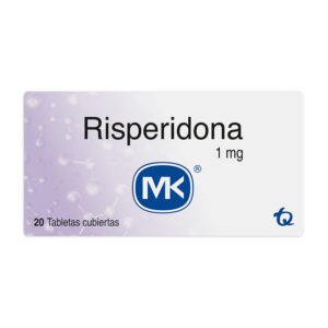 RISPERIDONA 1 MG X 20 TABLETAS