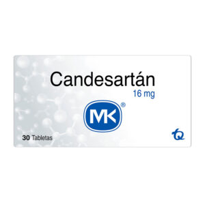 CANDESARTAN 16 MG 30 TABLETAS