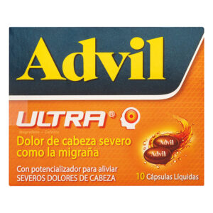 ADVIL ULTRA CAJ*10 CAP*GA*4*EVS*