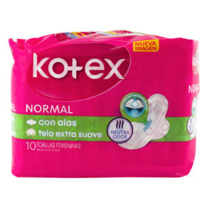 TOA.KOTEX NORMAL TELA *10 UDS MAS LARGA