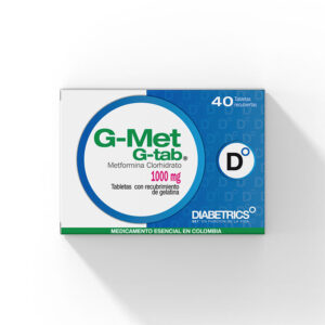 G MET TABS 1000 MG * 40 TABLETAS