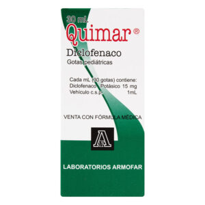 QUIMAR GOTAS DICLOFENACO *30 ML*08*EVS*