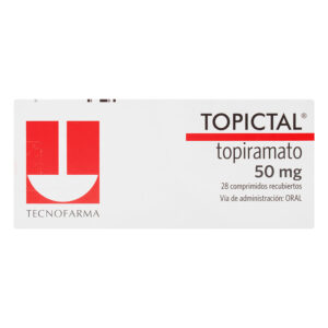 TOPICTAL TOPIRAMATO 50MG * 28 TABLE