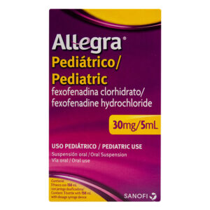 ALLEGRA SUSP 30MG/5ML FEXOFENADINA