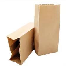 BOLSA PAPEL NATUR.ICOM 19X9 1 LB 100 UND